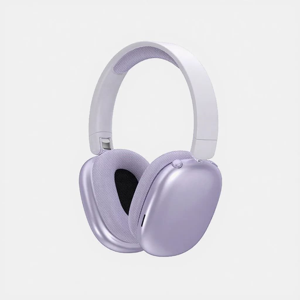 Căști wireless Bluetooth over-ear cu radio FM și slot pentru card TF