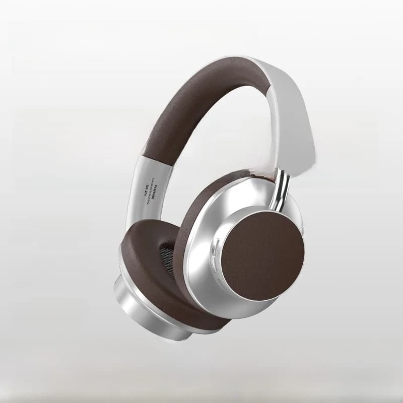 Căști Bluetooth retro over-ear cu radio FM și slot pentru card TF