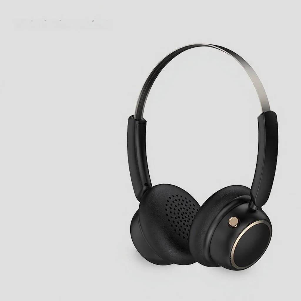 Căști wireless Bluetooth retro cu bandă metalică și autonomie lungă