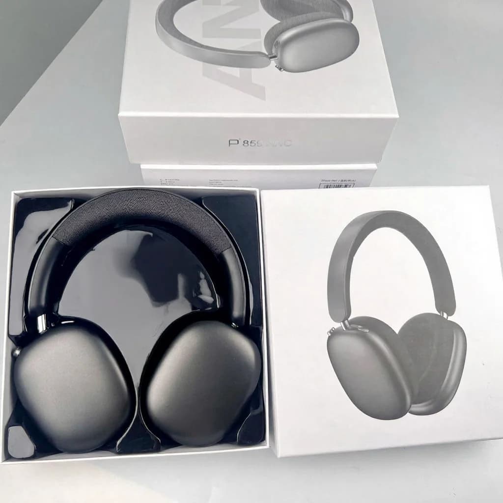 Căști wireless over-ear cu anulare activă a zgomotului și autonomie lungă