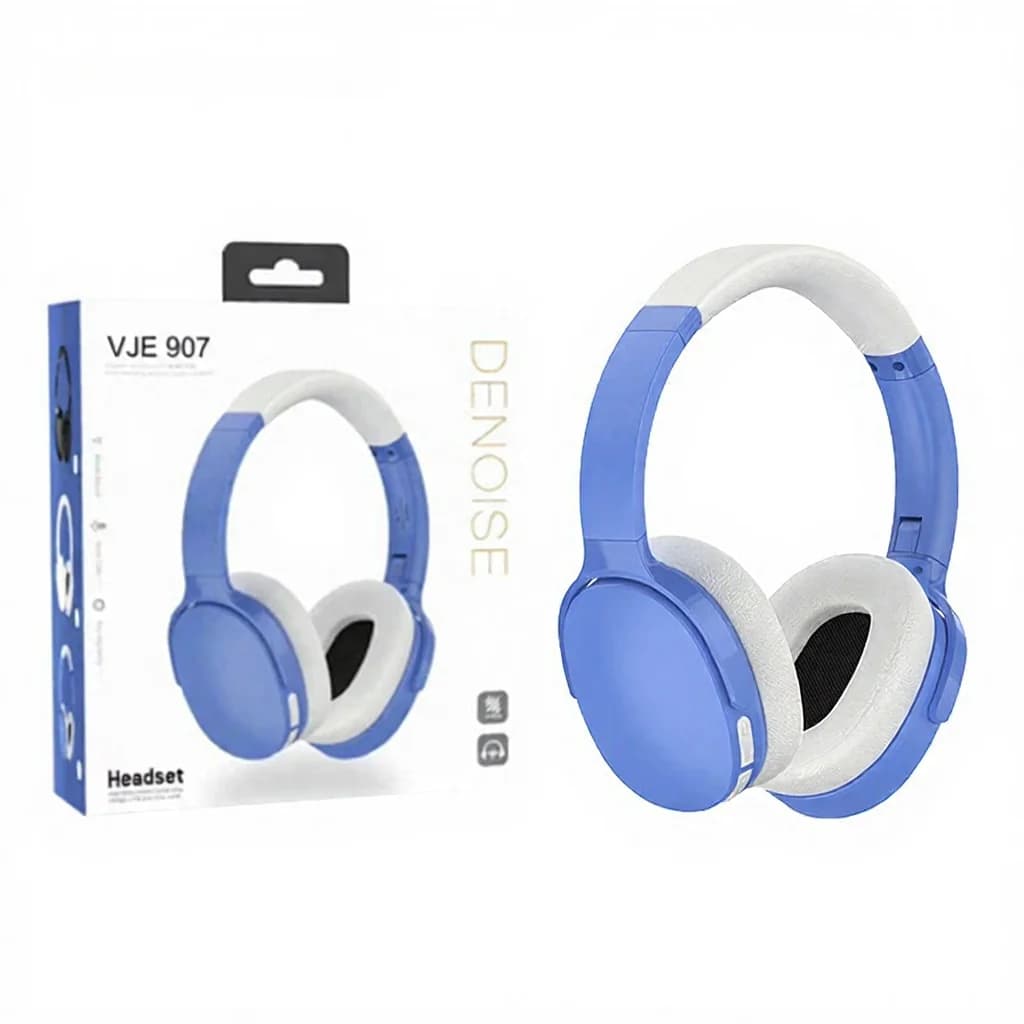Căști Bluetooth wireless over-ear cu trei moduri EQ și microfon