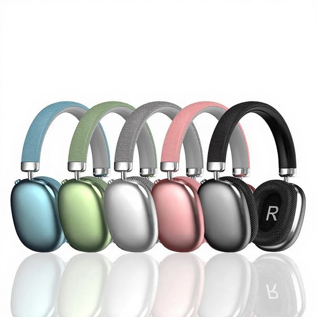 Căști wireless over-ear cu radio FM și slot pentru card TF