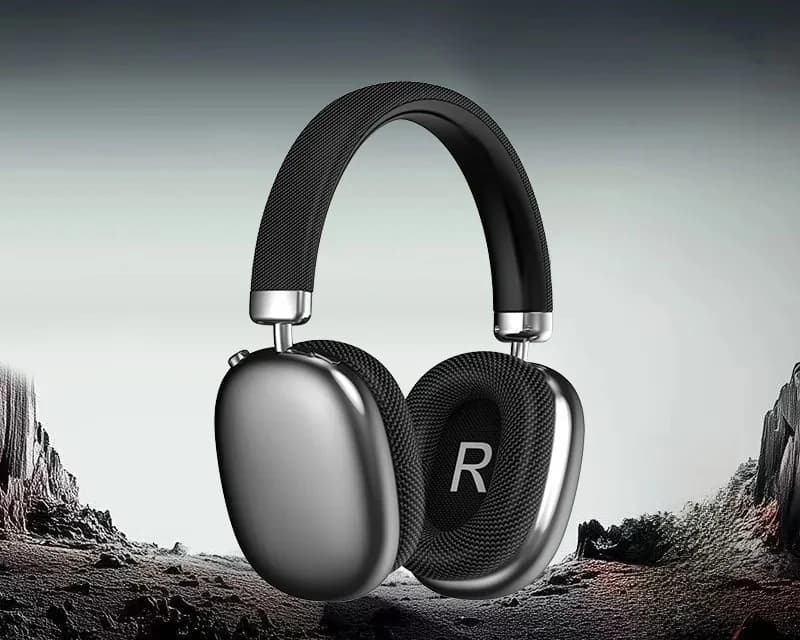 Căști Bluetooth Over-Ear cu Buton Rotativ, Radio FM și Autonomie Lungă