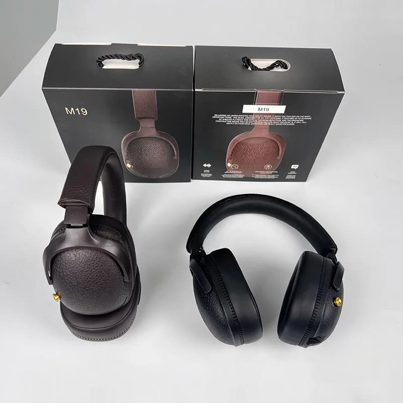 Căști Bluetooth retro over-ear wireless stereo cu microfon