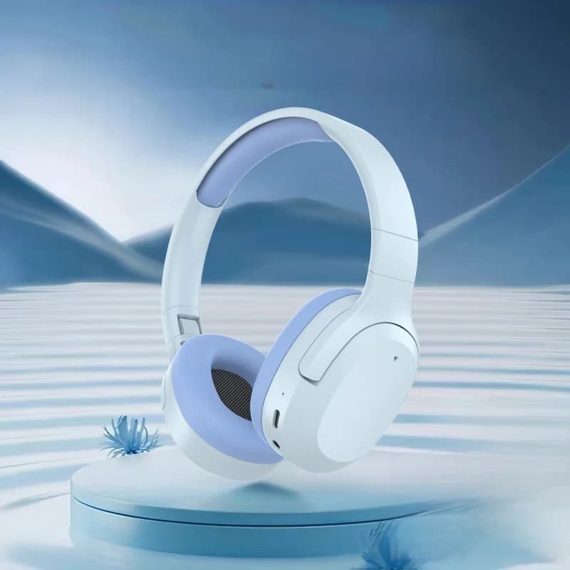 Căști Bluetooth over-ear cu bas, suport AUX și card TF