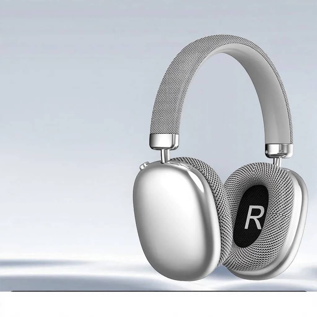 Căști wireless Bluetooth over-ear cu radio FM și slot pentru card TF