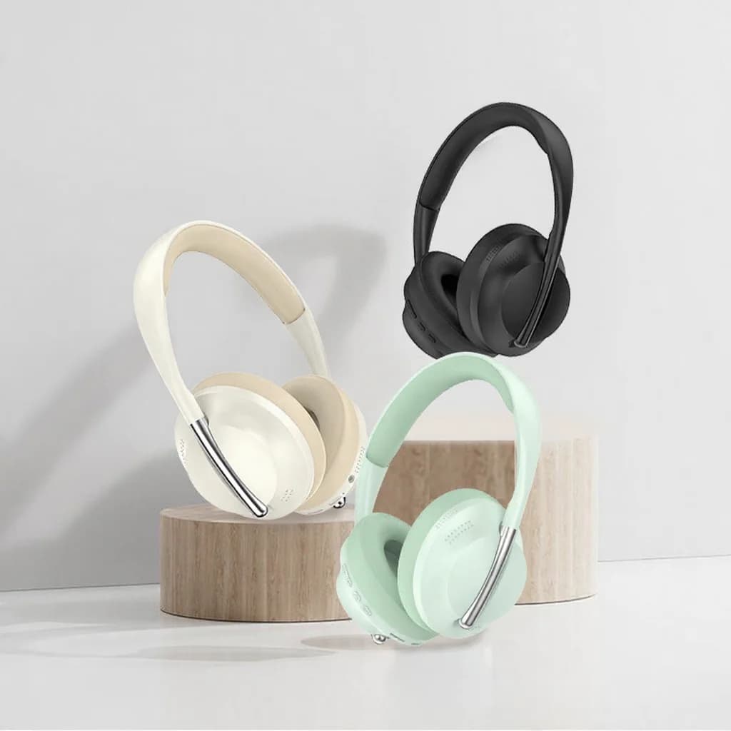 Căști wireless over-ear cu slot pentru card TF și intrare AUX