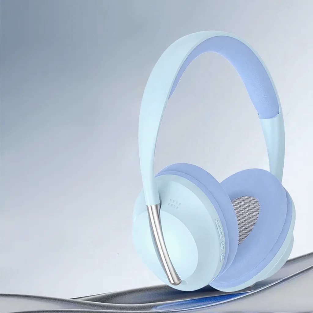 Căști Wireless Over-Ear cu Radio FM și Slot TF Card