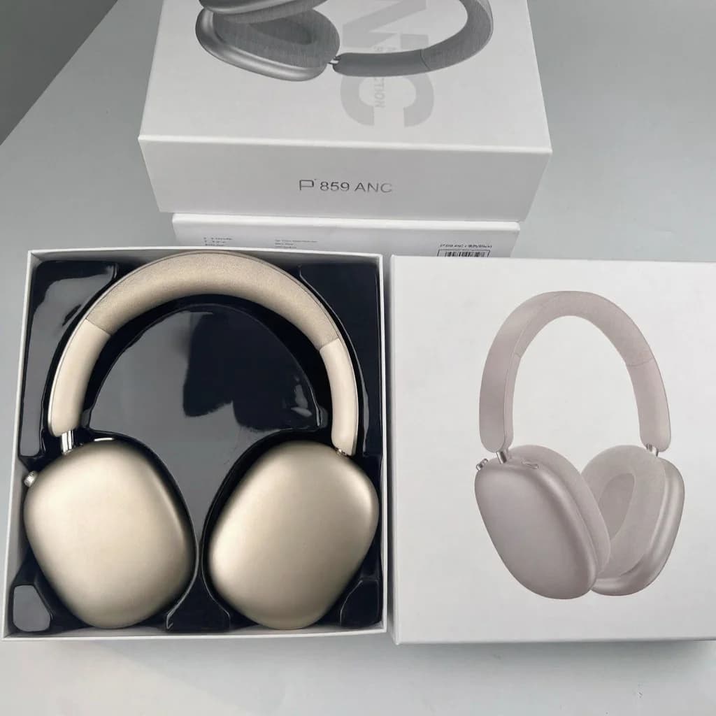 Căști wireless over-ear cu anulare activă a zgomotului și autonomie lungă