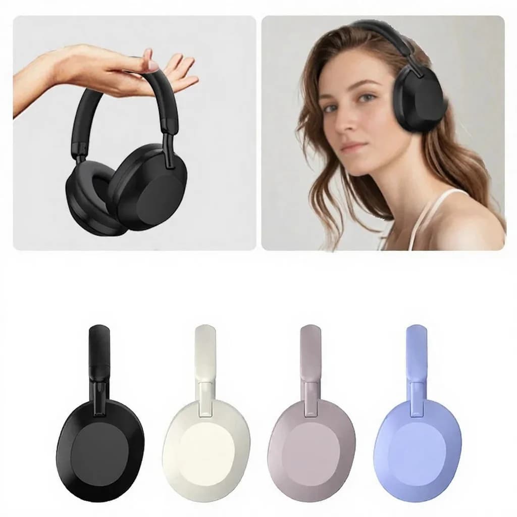 Căști wireless Bluetooth over-ear cu anulare activă a zgomotului (ANC)