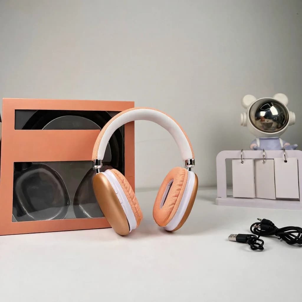 Căști wireless over-ear cu Bluetooth 5.4 și autonomie lungă