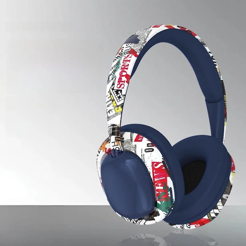 Căști Bluetooth over-ear cu bas profund și conectivitate wireless