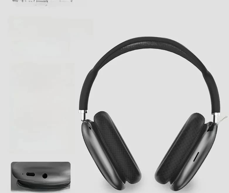 Căști over-ear Bluetooth 5.4 cu buton rotativ și radio FM