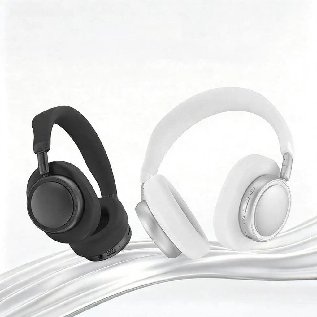 Căști Wireless Over-Ear cu ANC, Design Pliabil, Baterie 30H