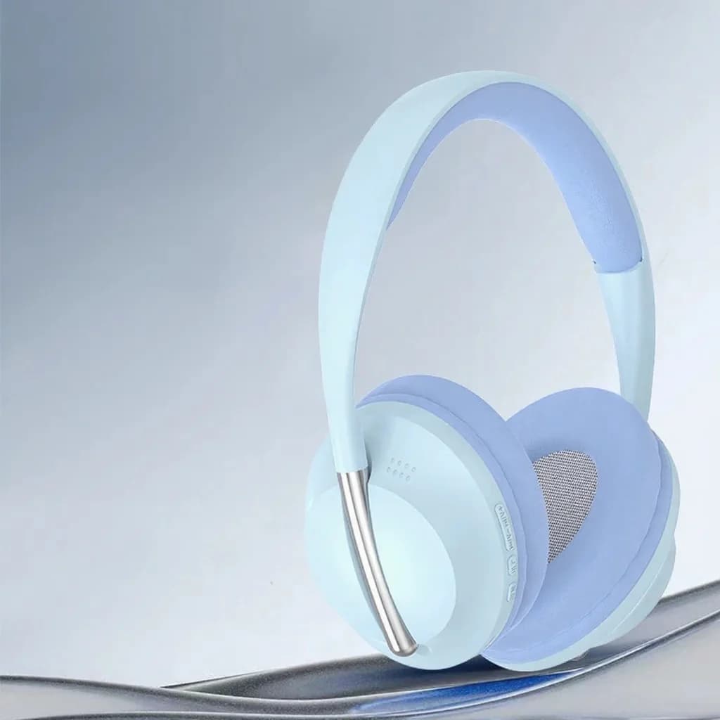 Căști wireless over-ear cu radio FM și slot pentru card TF