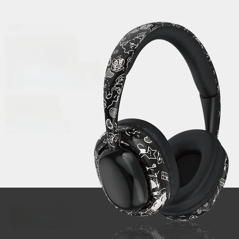 Căști Bluetooth over-ear cu bas profund și conectivitate wireless