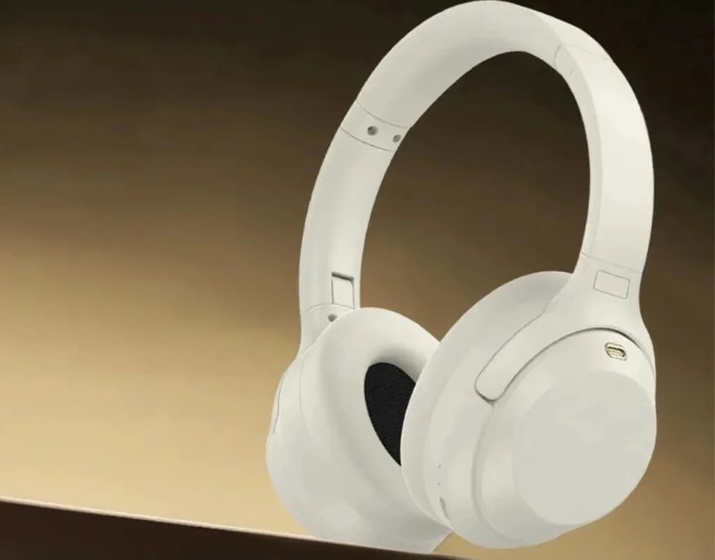 Căști Wireless Over-Ear cu Anulare Activă a Zgomotului și Type-C