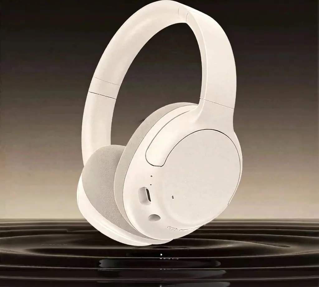Căști wireless Bluetooth over-ear cu anulare activă a zgomotului și autonomie lungă