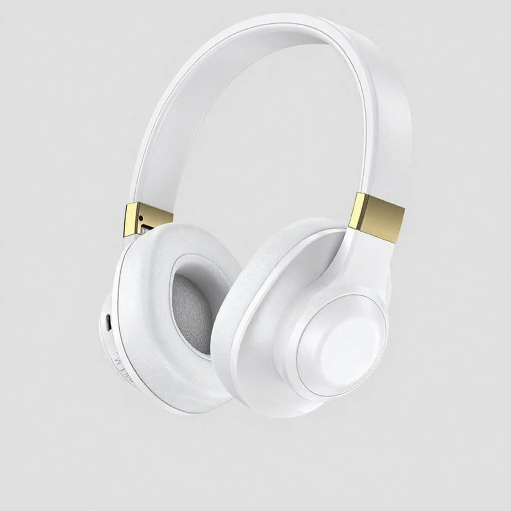 Căști wireless Bluetooth over-ear cu bass profund și autonomie lungă