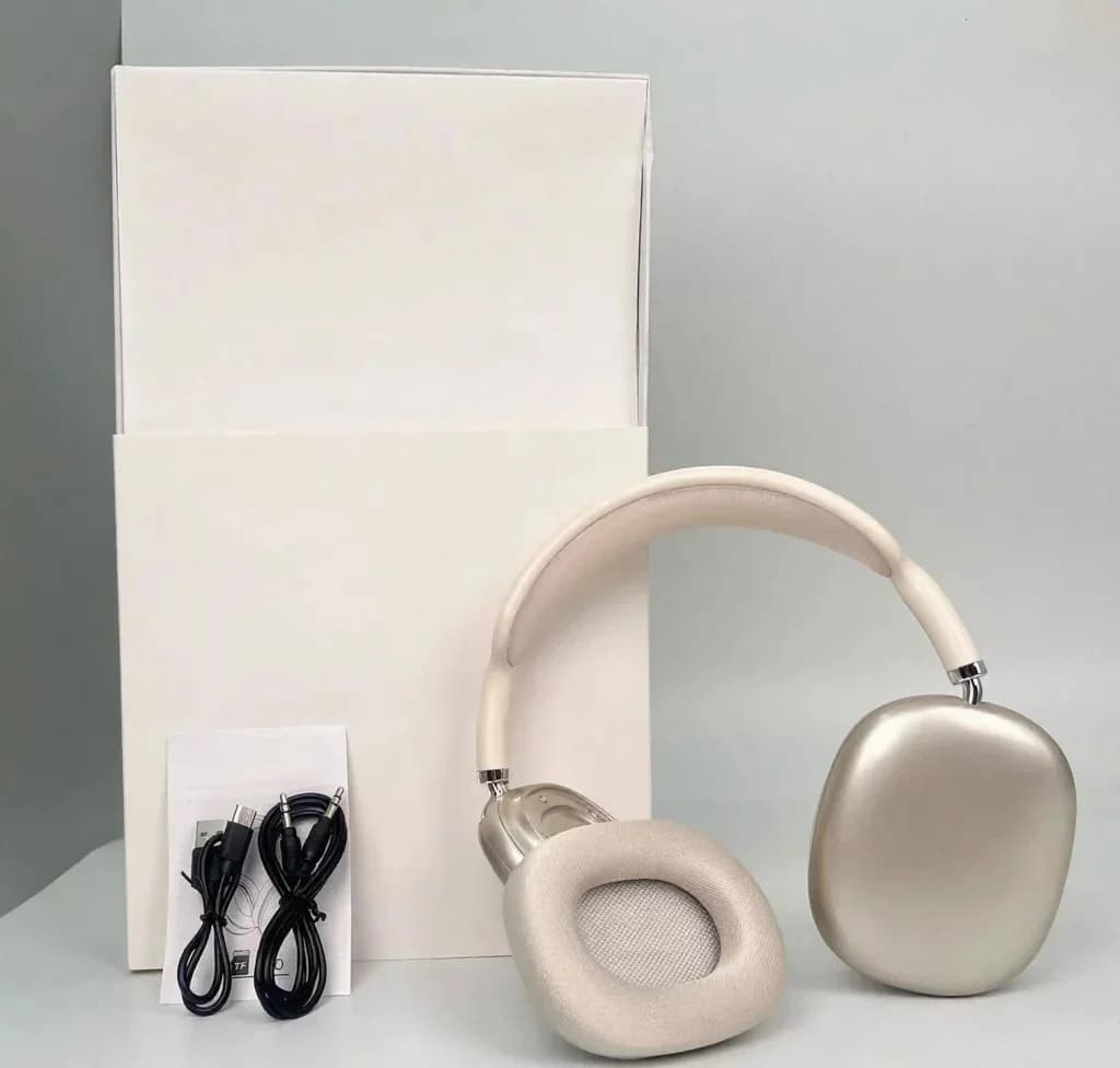 Căști wireless over-ear cu cupe magnetice și bandă din plasă