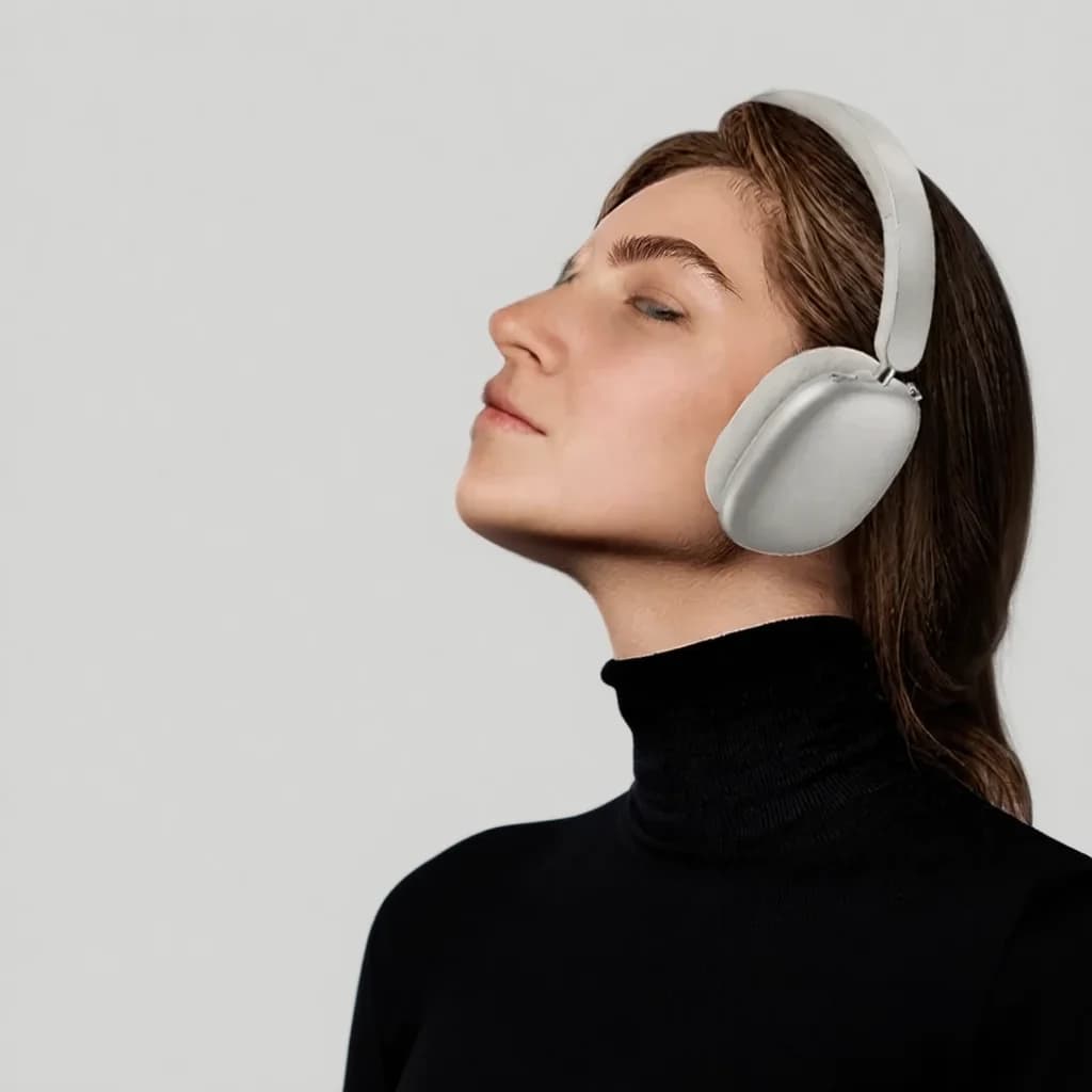 Căști wireless over-ear cu anulare activă a zgomotului și autonomie lungă