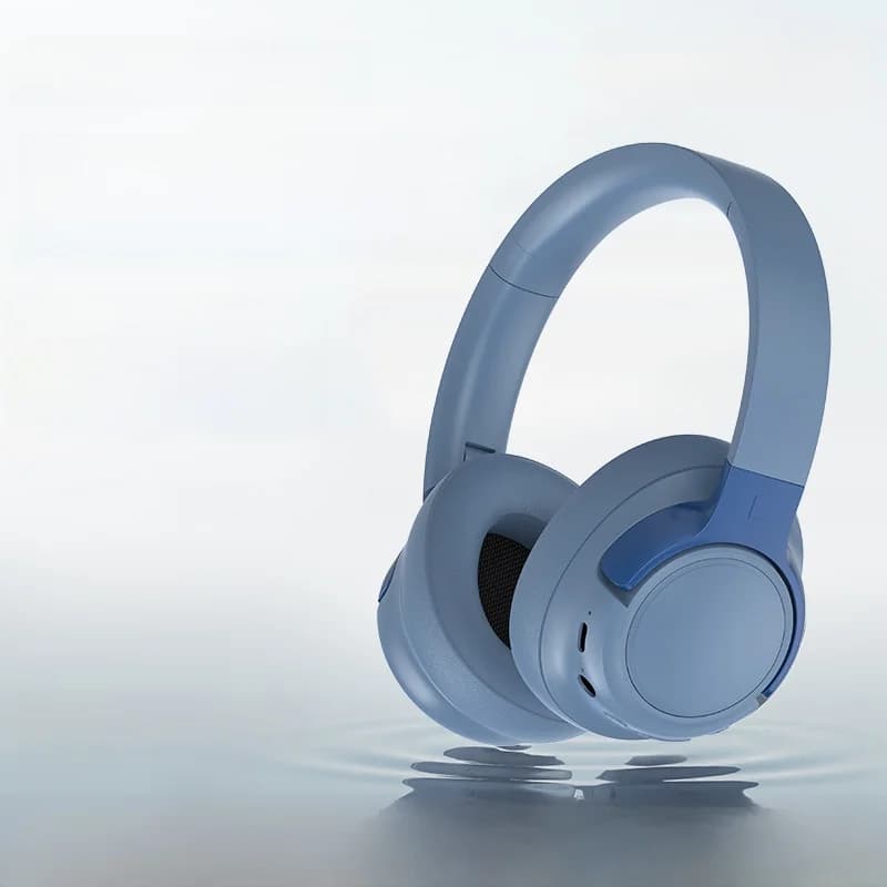 Căști wireless over-ear cu anulare activă a zgomotului și autonomie 35h