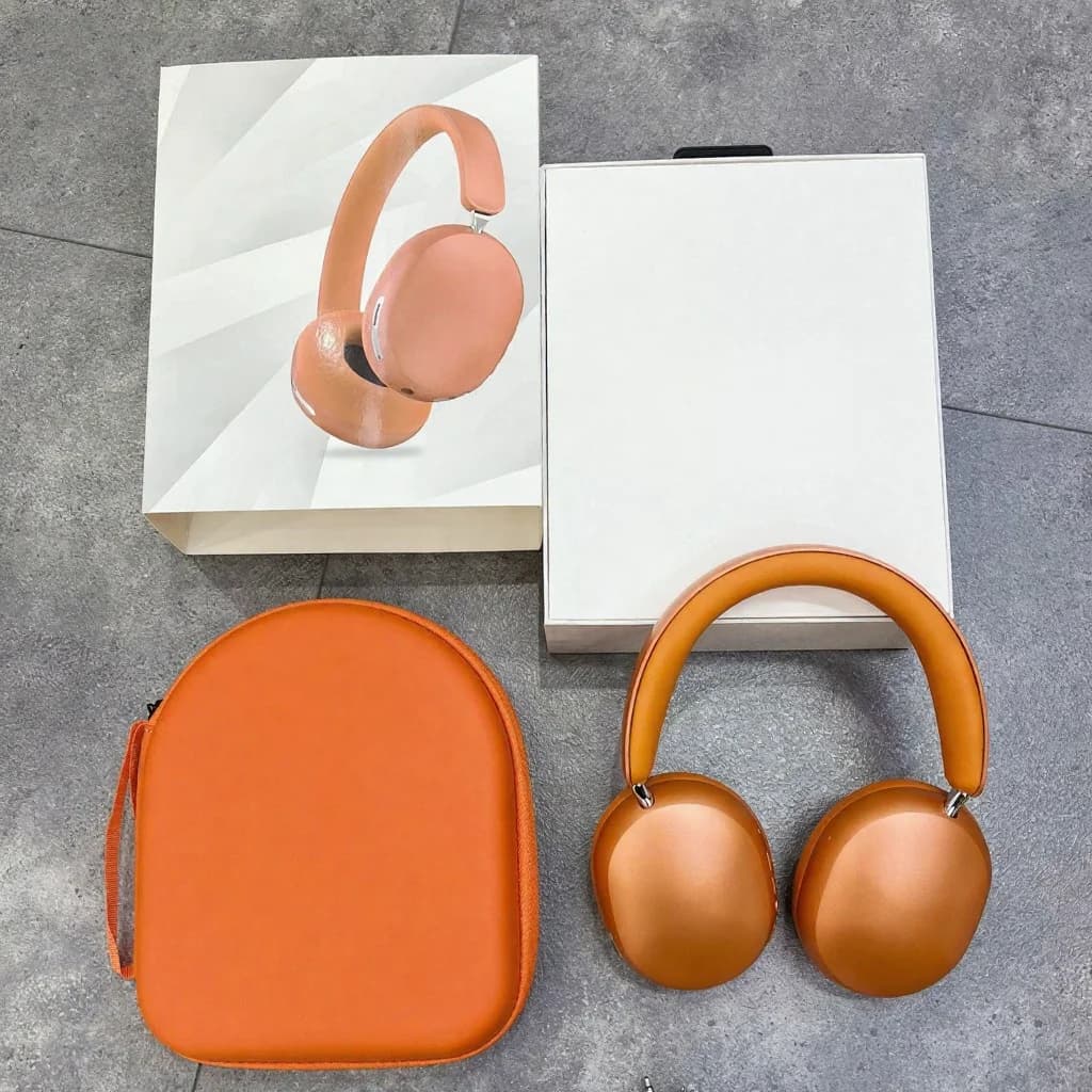 Căști wireless over-ear ANC cu pernițe din piele proteinată