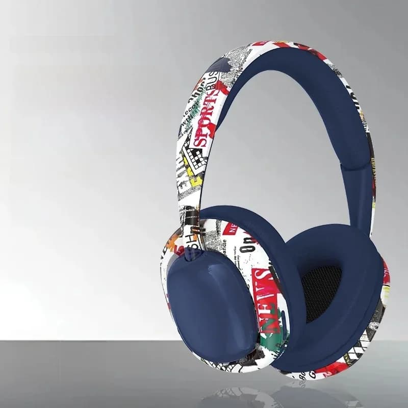 Căști Bluetooth over-ear cu bas profund și conectivitate wireless