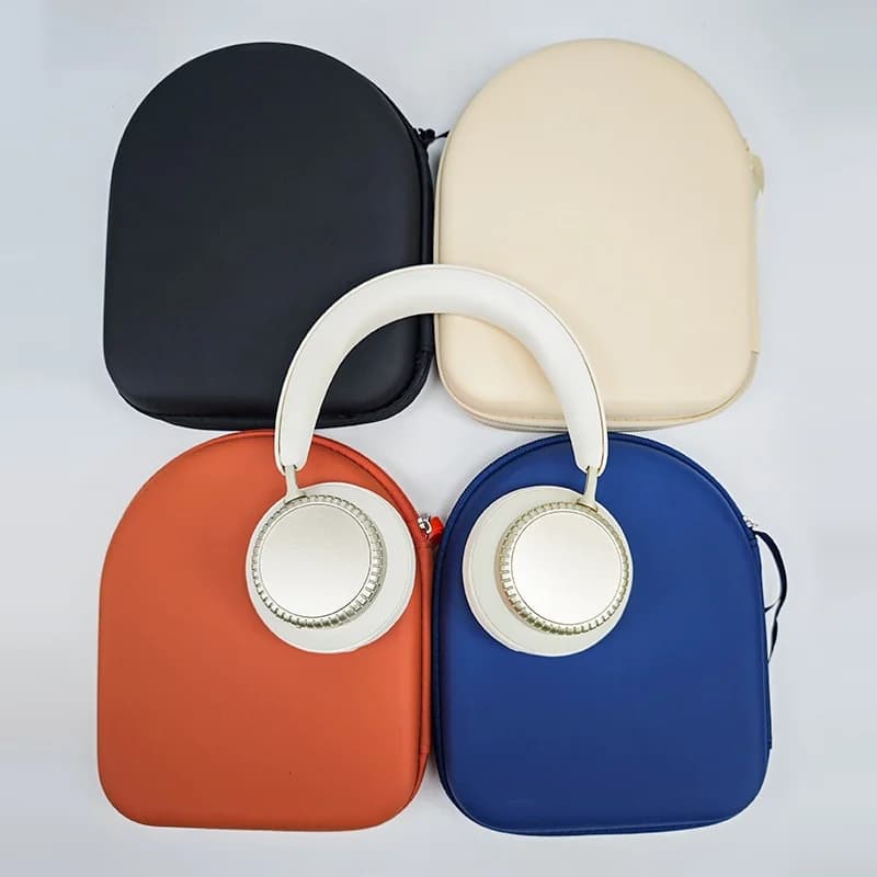 Căști Bluetooth wireless over-ear cu ANC și husă