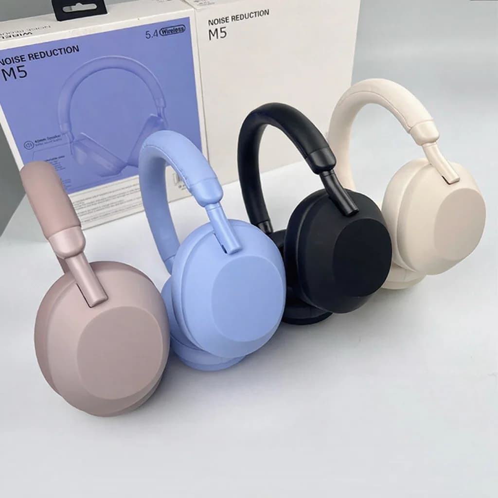 Căști wireless Bluetooth over-ear stereo cu anulare activă a zgomotului