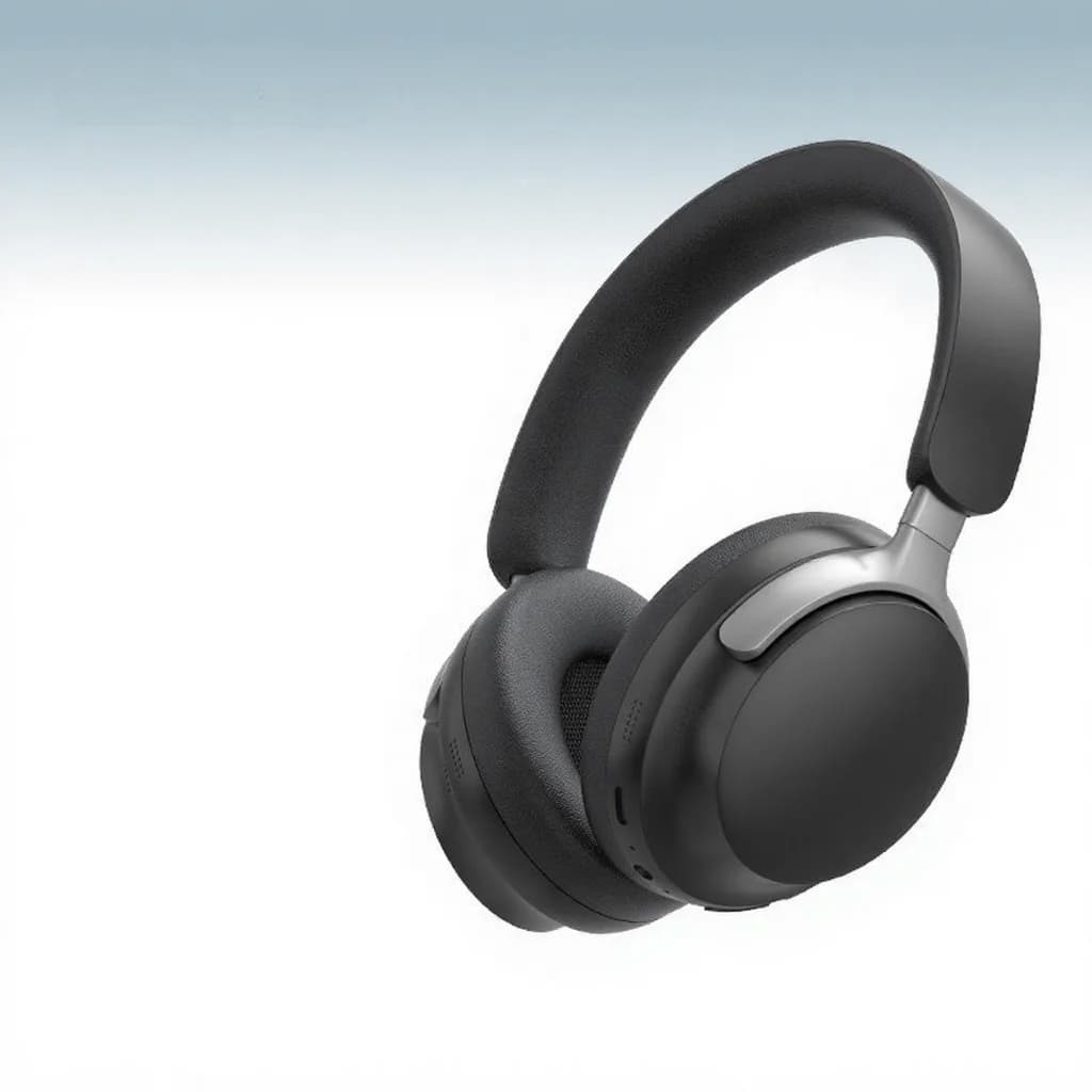 Căști wireless over-ear cu radio FM și autonomie lungă