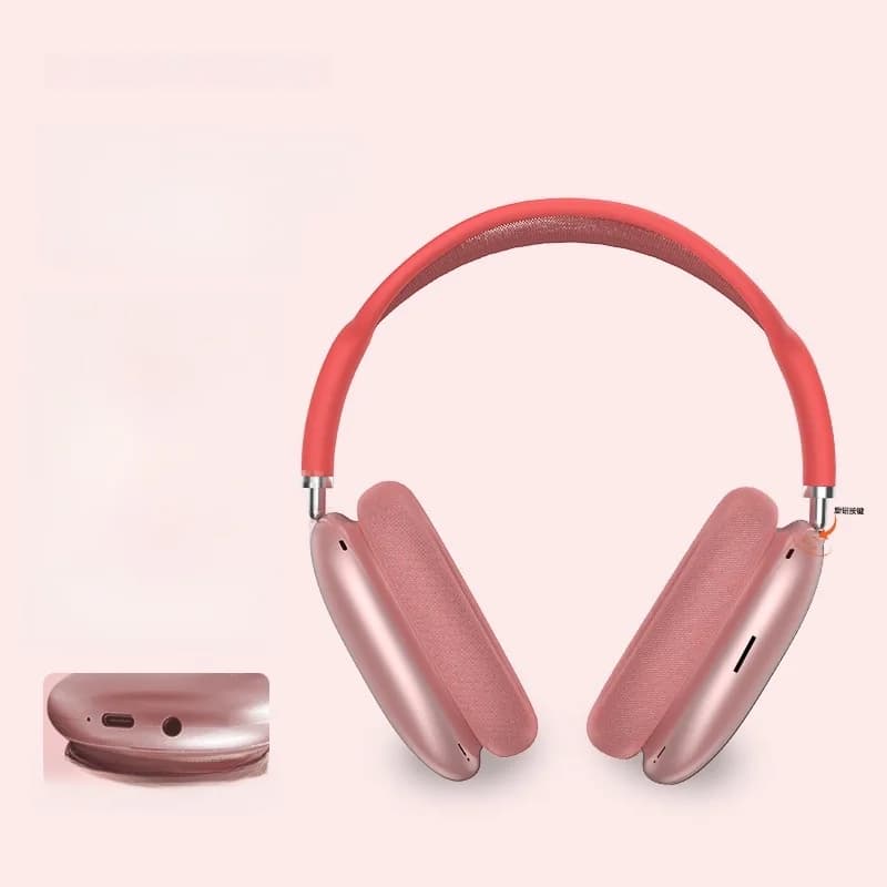 Căști over-ear Bluetooth 5.4 cu buton rotativ și radio FM