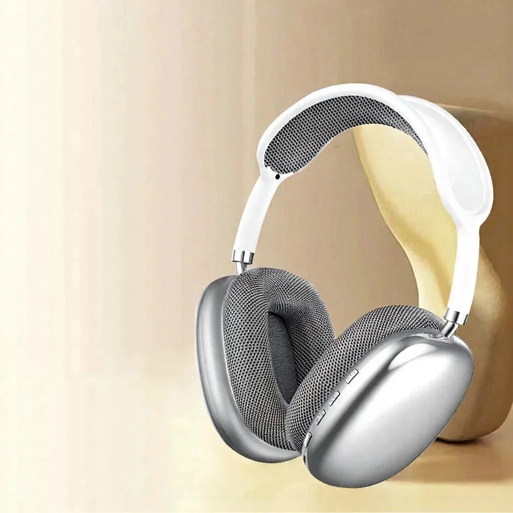 Căști wireless over-ear cu radio FM și slot pentru card TF