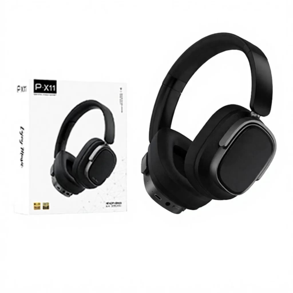 Căști wireless over-ear cu anulare activă a zgomotului și baterie de 35H