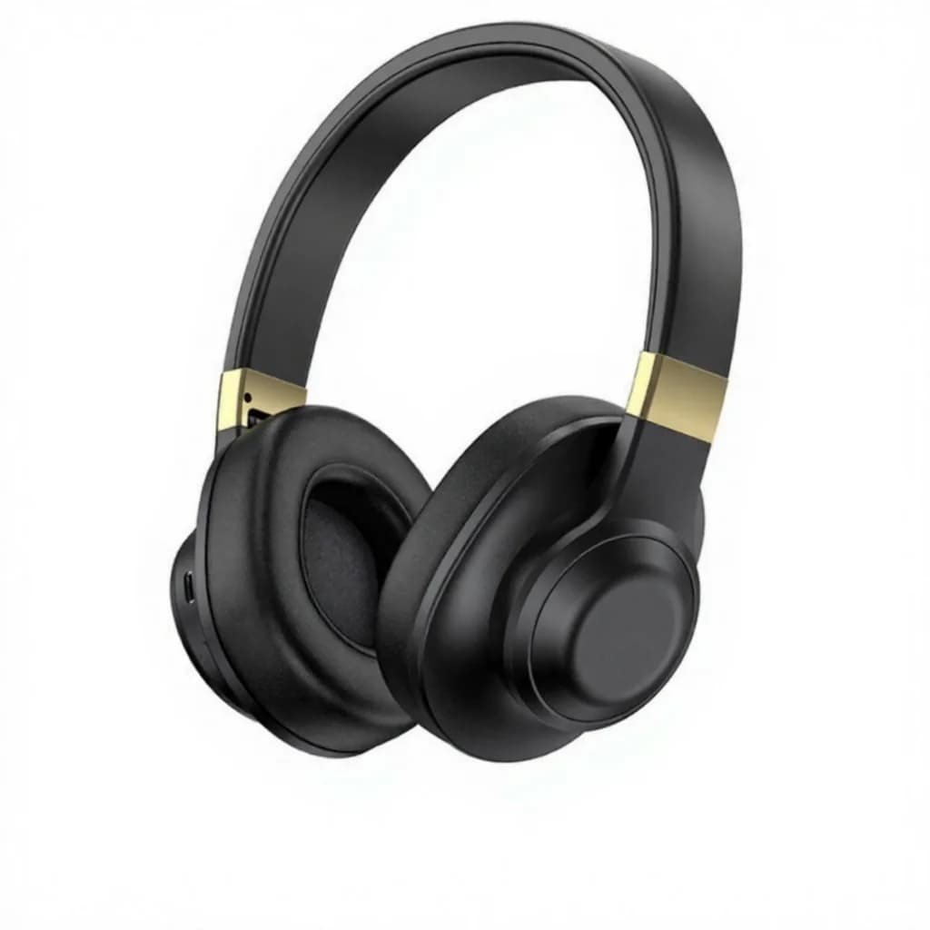 Căști wireless Bluetooth over-ear cu bass profund și autonomie lungă