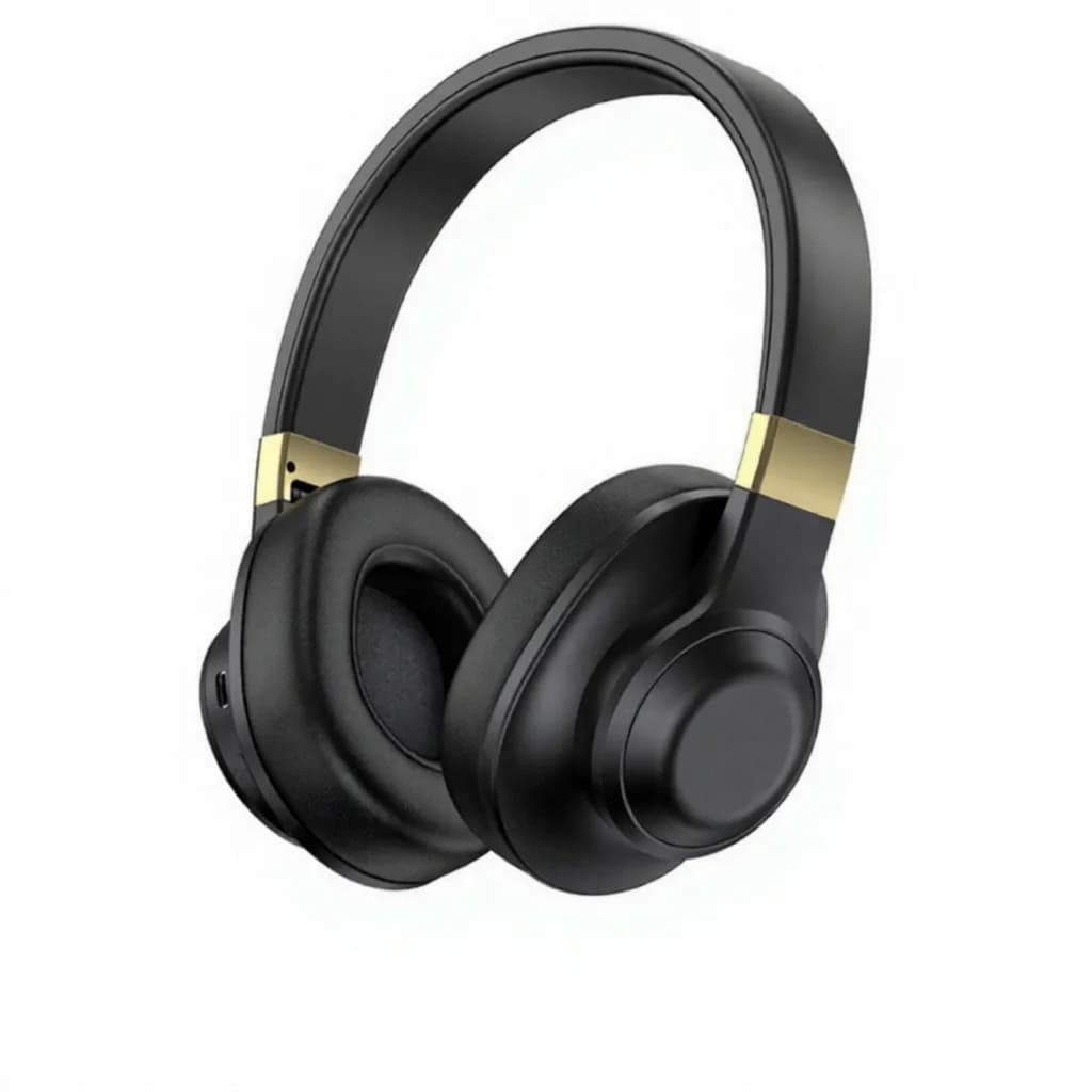 Căști wireless Bluetooth over-ear cu bass profund și autonomie lungă