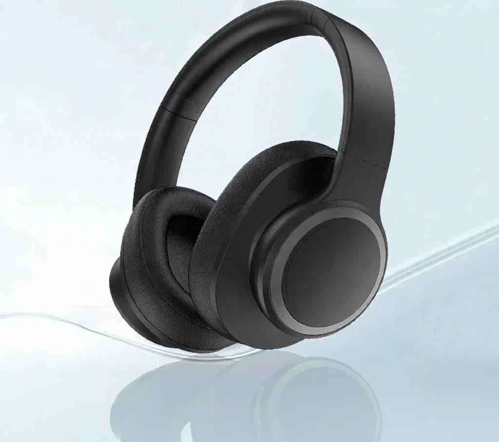 Căști wireless peste urechi cu anulare activă a zgomotului și Bluetooth 5.4