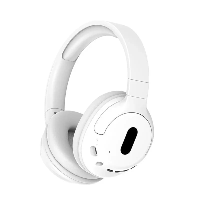 Căști Bluetooth wireless over-ear cu microfon, design ușor