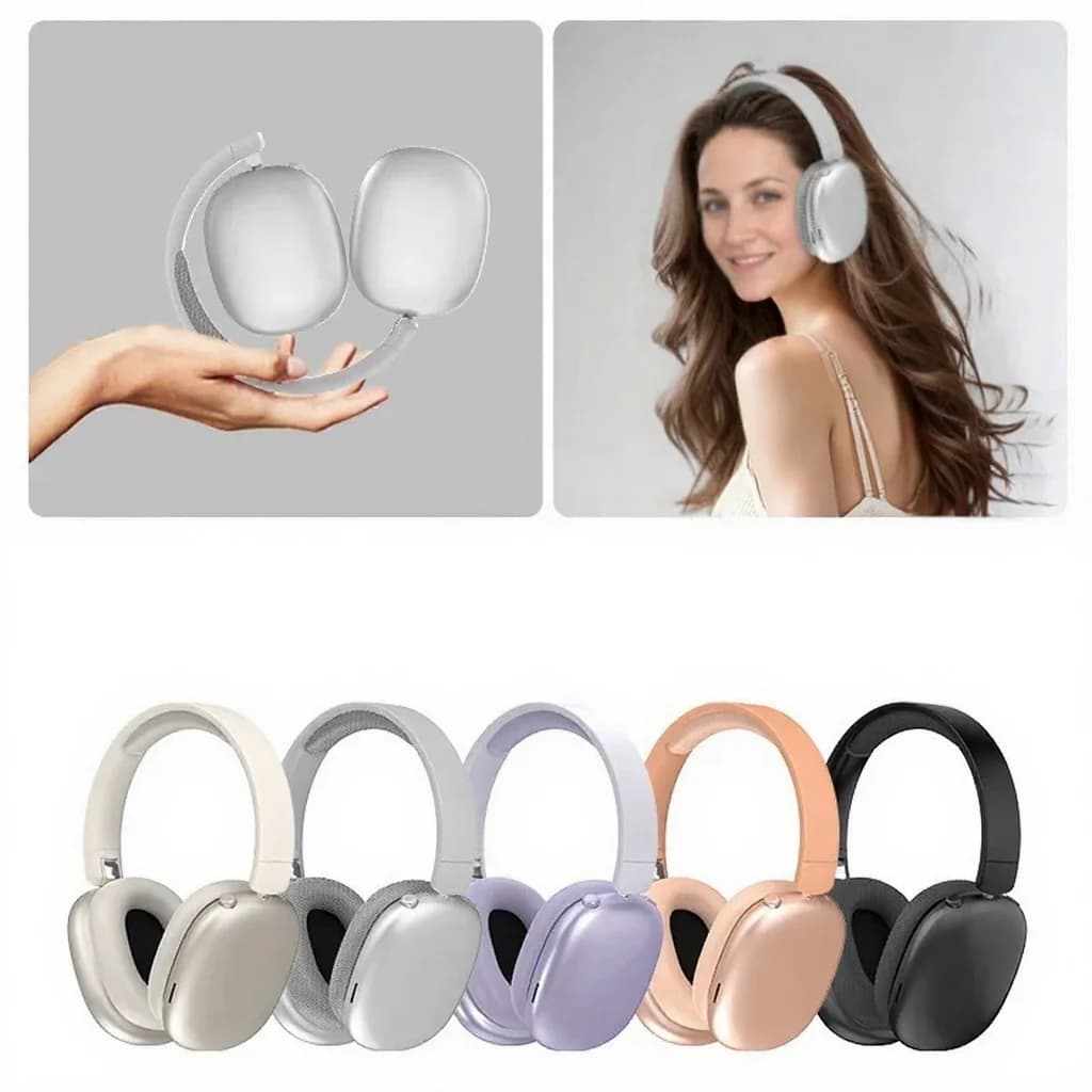 Căști wireless Bluetooth over-ear cu autonomie lungă