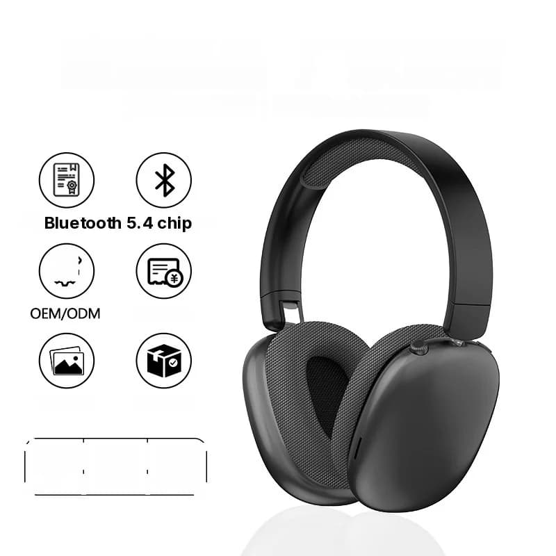 Căști Wireless Bluetooth Over-Ear cu Radio FM și Slot Card TF