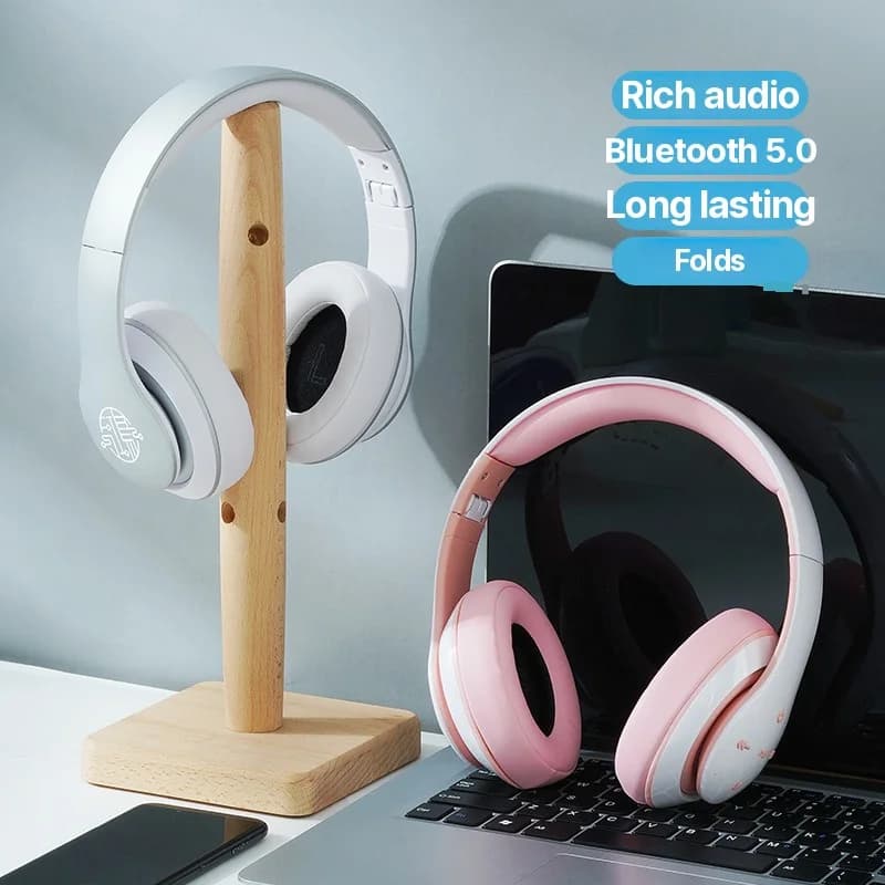 Căști wireless over-ear Bluetooth cu autonomie lungă