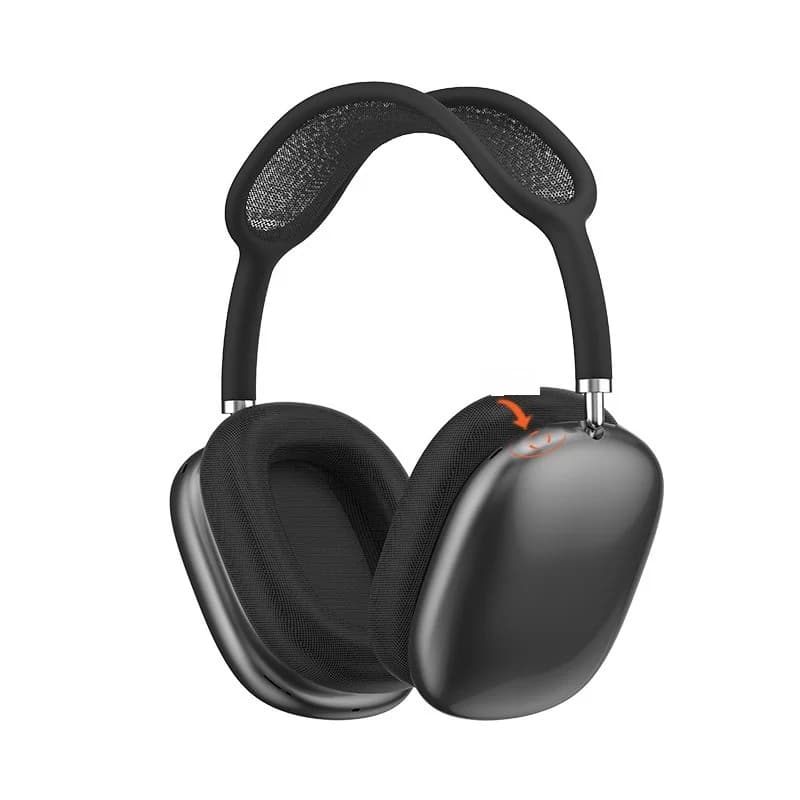 Căști over-ear Bluetooth 5.4 cu buton rotativ și radio FM