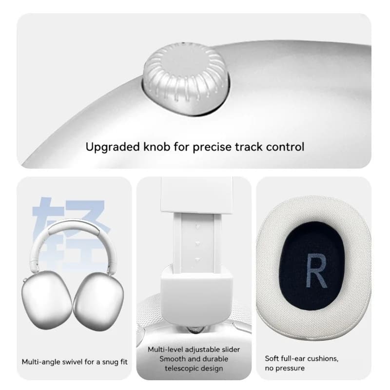 Căști wireless Bluetooth over-ear cu autonomie lungă