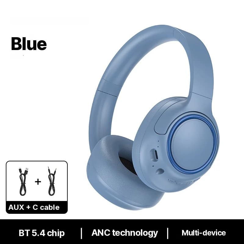 Căști wireless cu anulare activă a zgomotului, microfon, baterie 35H