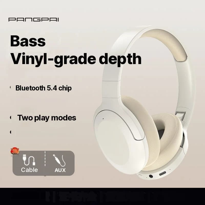 Căști Bluetooth wireless over-ear cu latență redusă și autonomie lungă