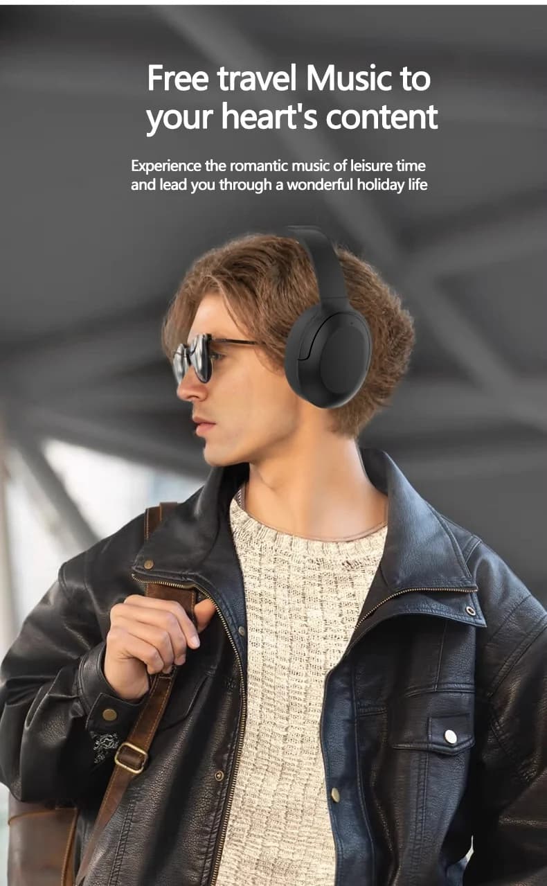 Căști Bluetooth wireless over-ear 5.4 cu ANC