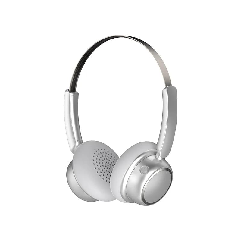 Căști wireless Bluetooth retro cu bandă metalică și autonomie lungă