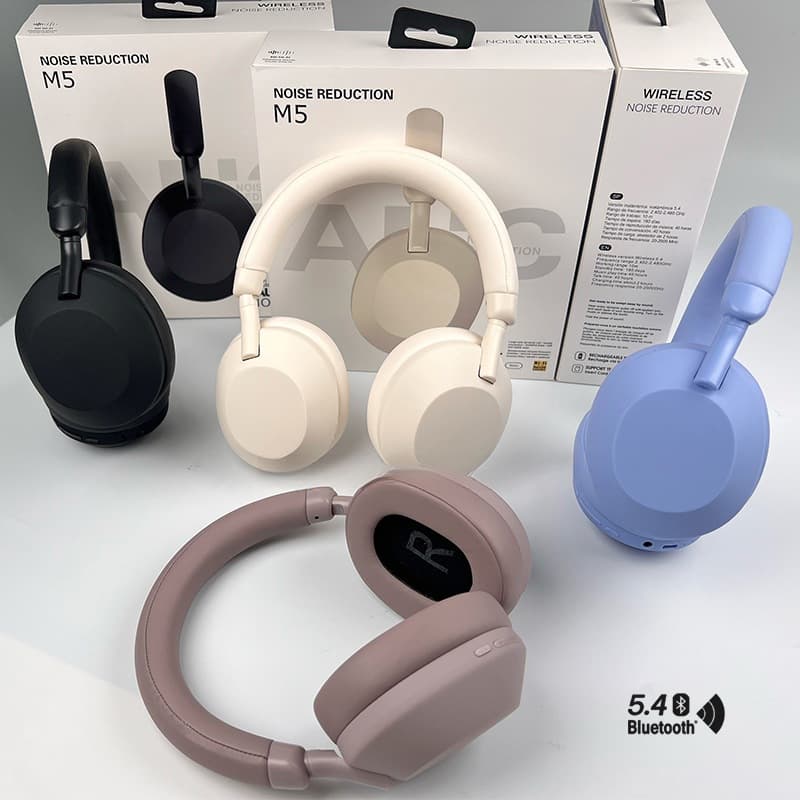 Căști wireless Bluetooth over-ear stereo cu anulare activă a zgomotului